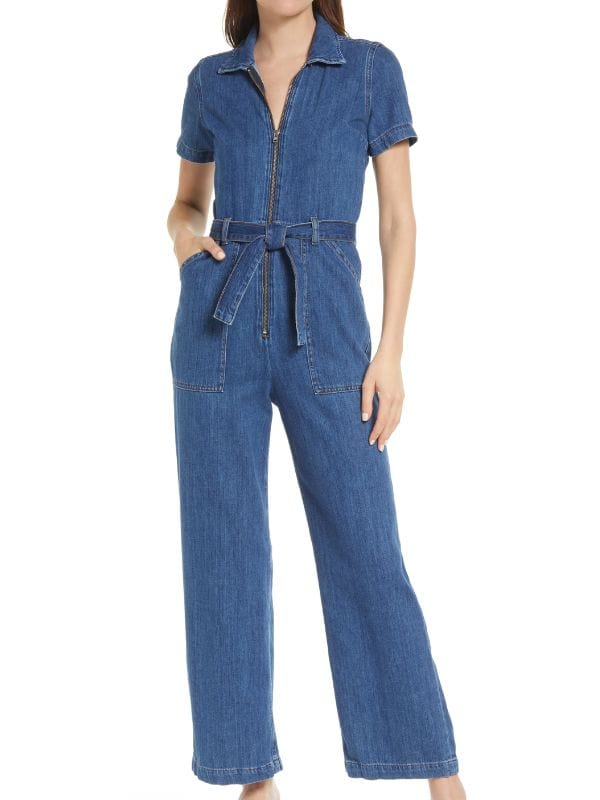 Sweet Magnolias S04 Tommi Rose Denim Jumpsuit Blue