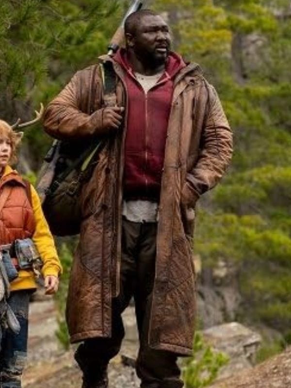 Sweet Tooth Nonso Anozie Leather Coat Tommy Jepperd Sweet Tooth Nonso Anozie Leather Coat