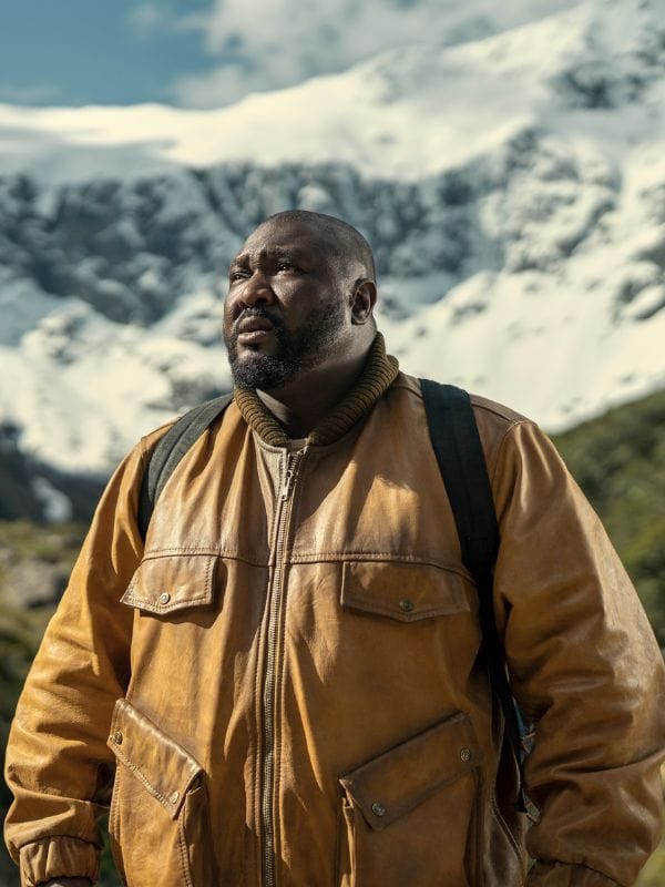Nonso Anozie Sweet Tooth S02 Tommy Jepperd Bomber Leather Jacket