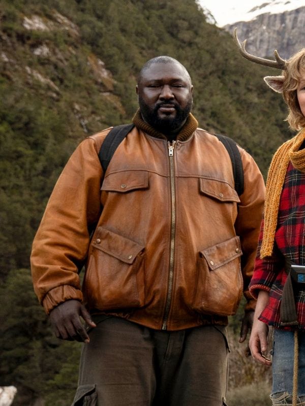 Nonso Anozie Sweet Tooth S02 Tommy Jepperd Bomber Leather Jacket