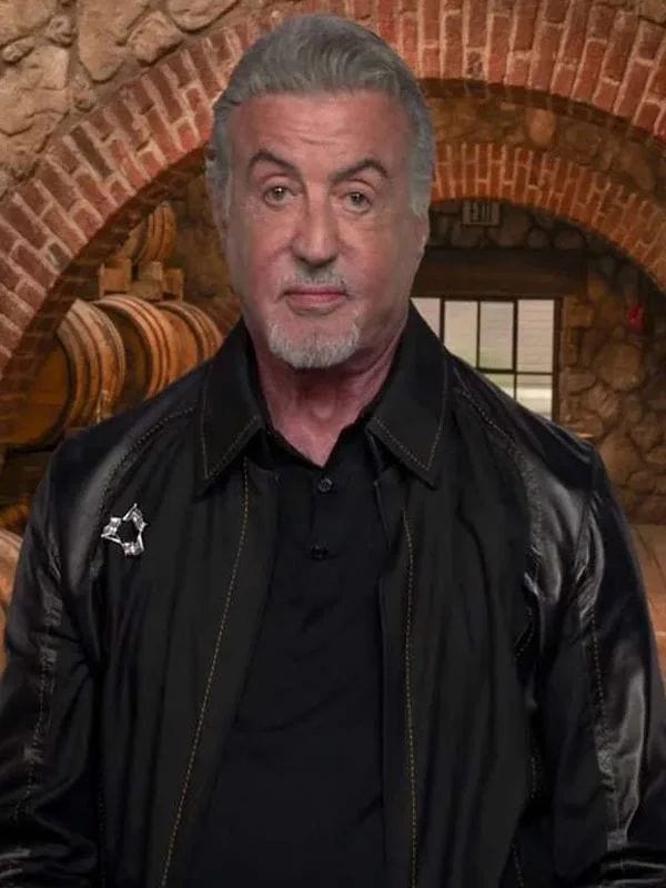 Sylvester Stallone Tulsa King S03 Black Jacket