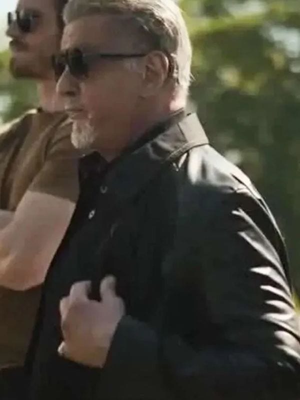 Sylvester Stallone Tulsa King S03 Black Jacket