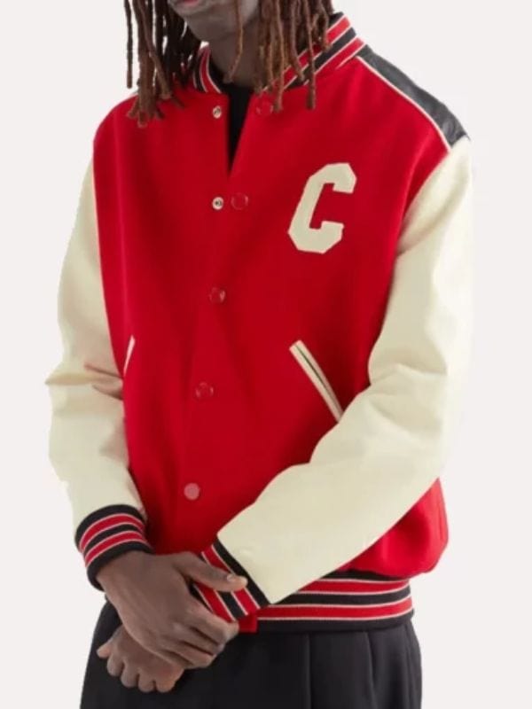 Tariq St. Patrick Power Book II Ghost S04 Red Varsity Jacket Tariq St. Patrick Power Book II Ghost S04 Red Varsity Jacket