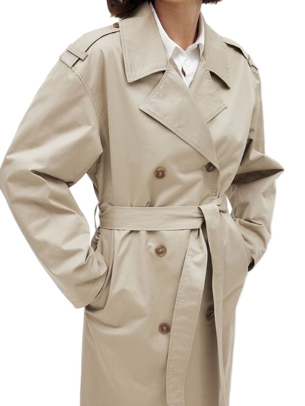 The Au Pair S01 Zoe Dalton Beige Coat