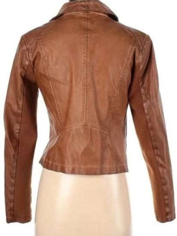 The Bondsman S01 Jennifer Nettles Brown Leather Jacket