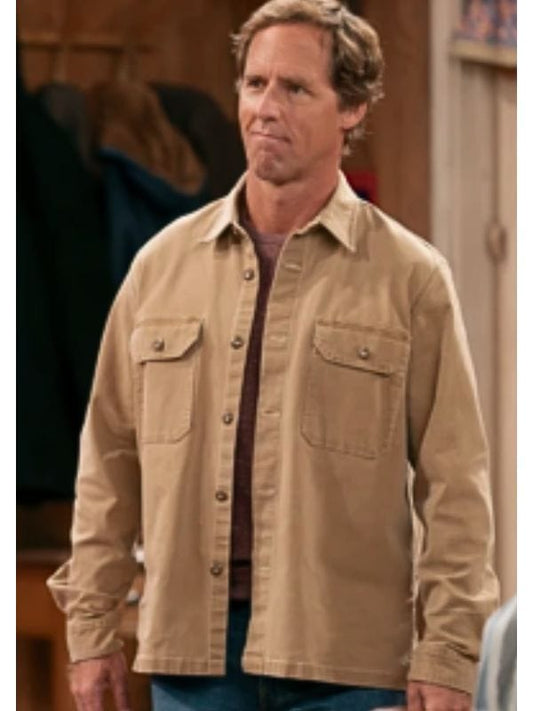 The Conners S07 Nat Faxon Brown Jacket