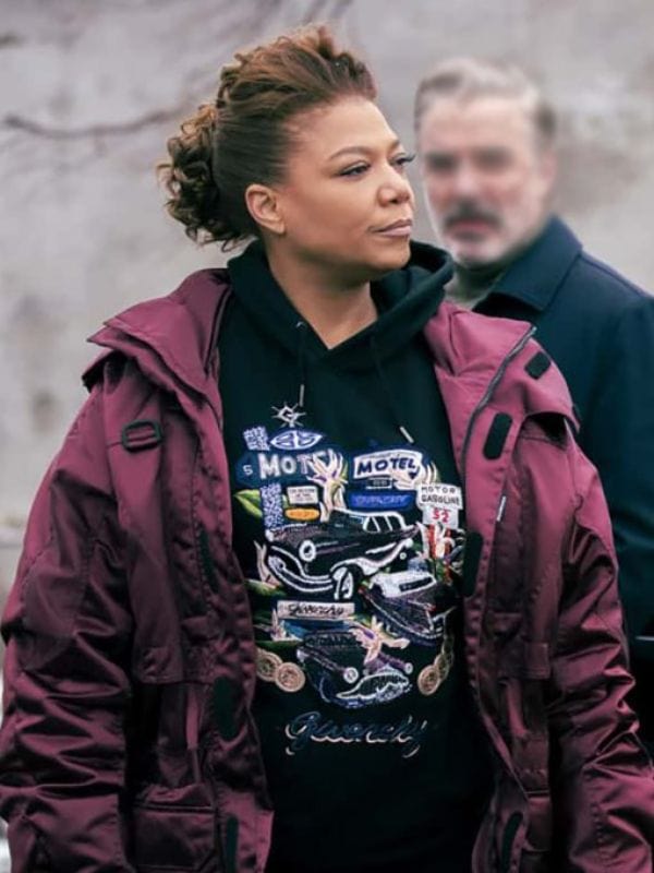 Queen Latifah The Equalizer Robyn McCall Burgundy Jacket