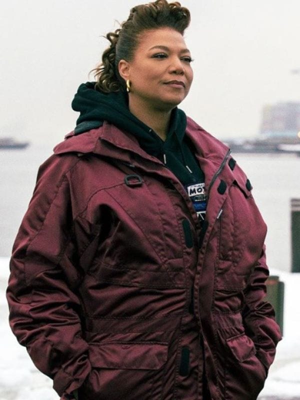 Queen Latifah The Equalizer Robyn McCall Burgundy Jacket