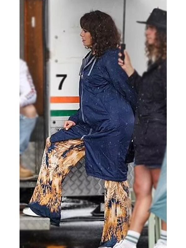 The Fall Guy Hannah Waddingham Blue Coat