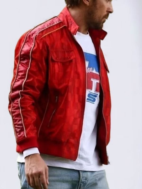 The Fall Guy Ryan Gosling Red Bomber Jacket