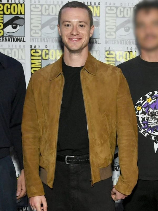 The Fantastic 4 First Steps Joseph Quinn Brown Suede Jacket