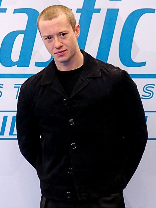 The Fantastic Four First Steps Joseph Quinn Black Suede Jacket