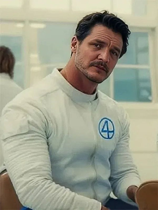 The Fantastic Four First Steps Pedro Pascal White Jacket