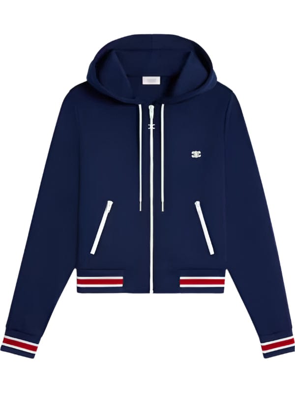 The Flip Off S01 Christina Hall Hooded Jacket Blue