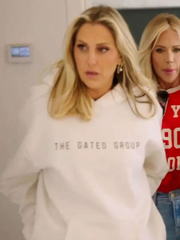 The Gated Group Gina Kirschenheiter Hoodie White