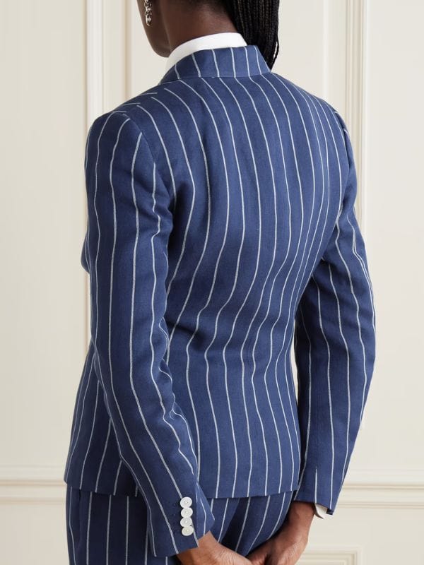 The Girlfriend S01 Laura Sanderson Pinstriped Blazer