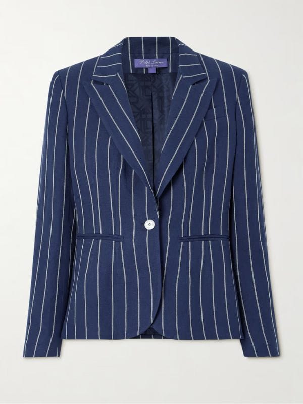 The Girlfriend S01 Laura Sanderson Pinstriped Blazer