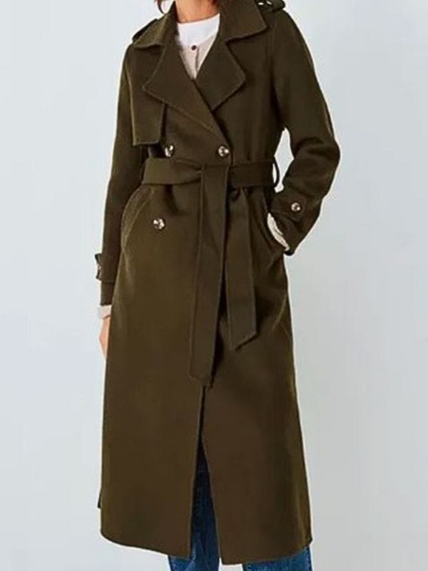 The Jetty S01 Jenna Coleman Trench Coat Ember Manning The Jetty S01 Jenna Coleman Trench Coat