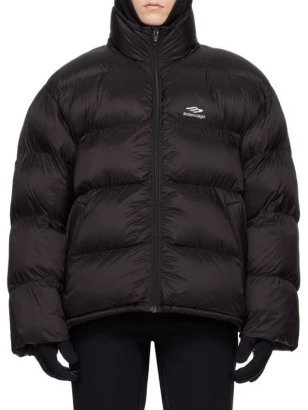 The Kardashians S05 Khloe Kardashian Black Puffer Jacket