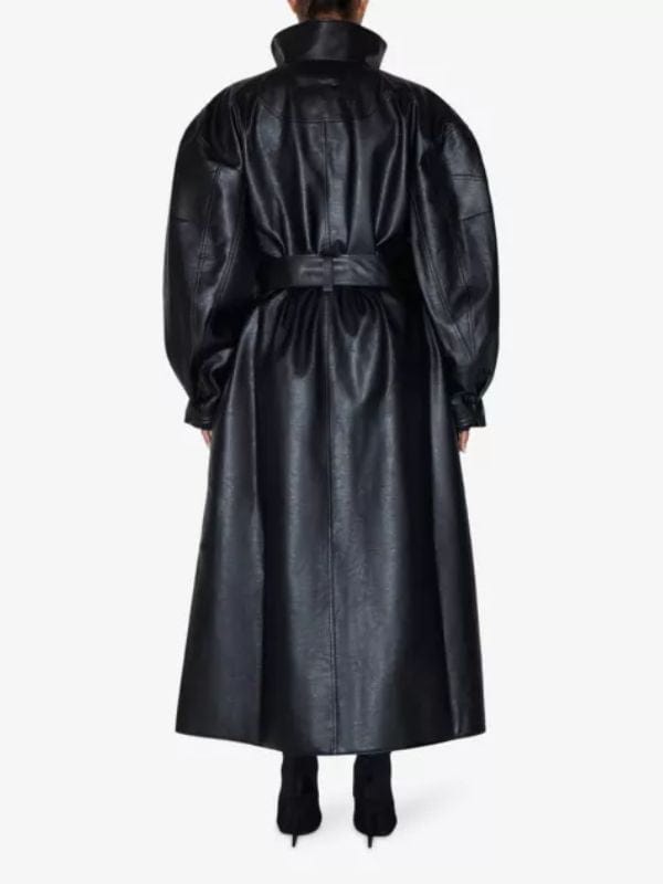 The Kardashians S05 Kris Jenner Black Trench Coat