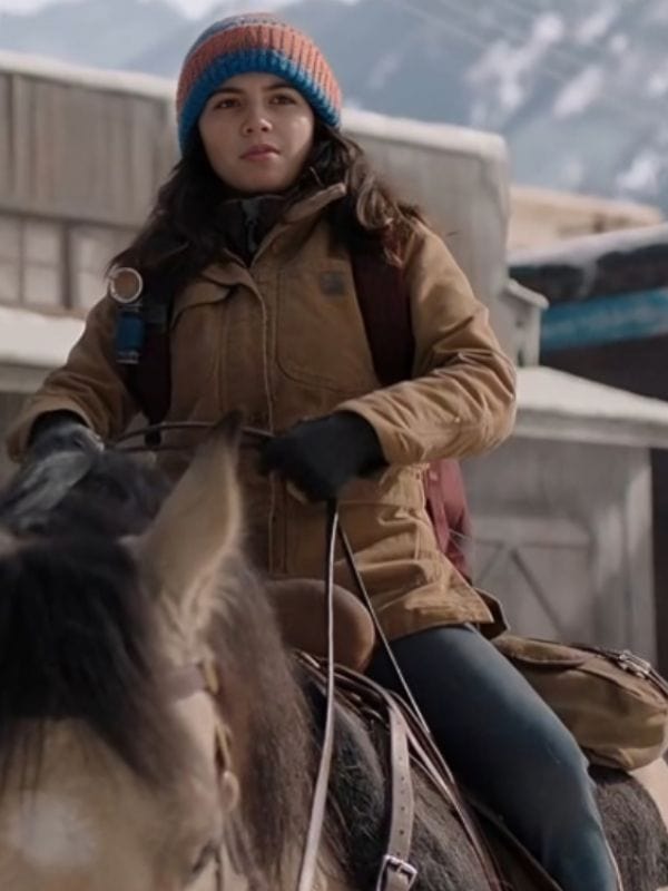 The Last of Us S02 Isabela Merced Brown Jacket
