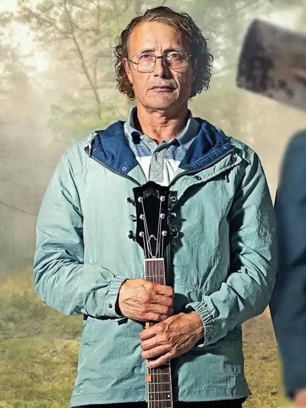 The Last Viking Mads Mikkelsen Blue Jacket