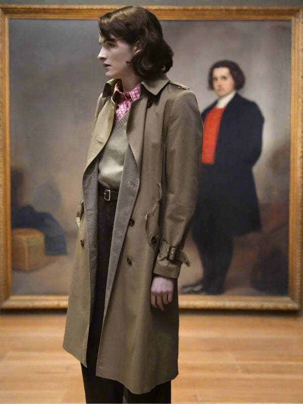 The Librarians S01 Olivia Morris Beige Coat