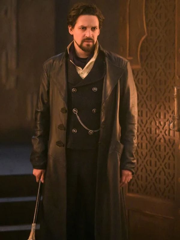 The Librarians: The Next Chapter Vikram Chamberlain Leather Coat