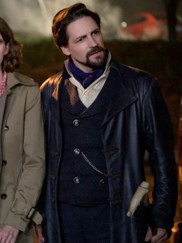 The Librarians: The Next Chapter Vikram Chamberlain Leather Coat