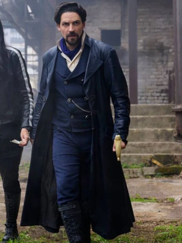 The Librarians: The Next Chapter Vikram Chamberlain Leather Coat