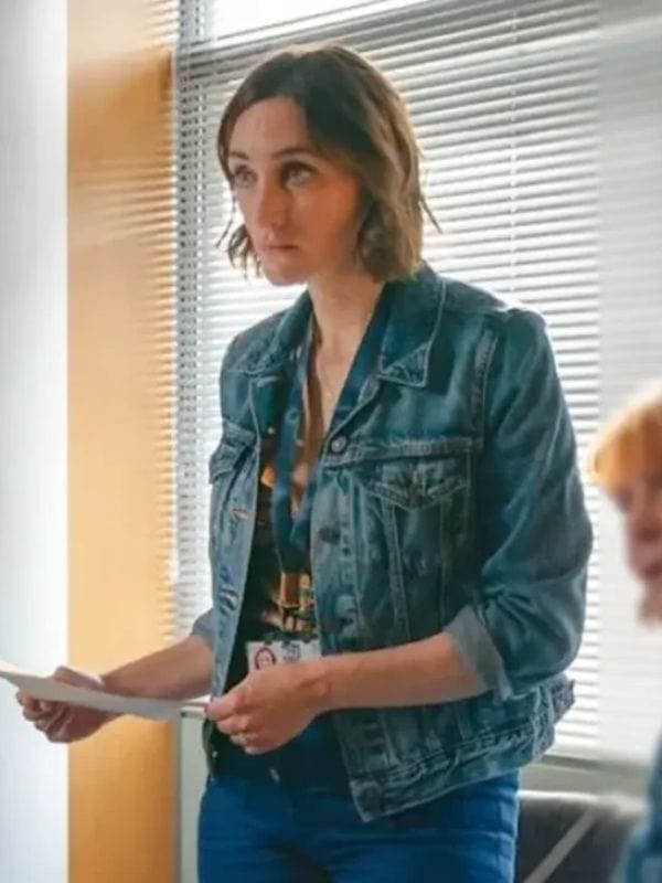 The Marlow Murder Club S02 Becks Starling Denim Jacket