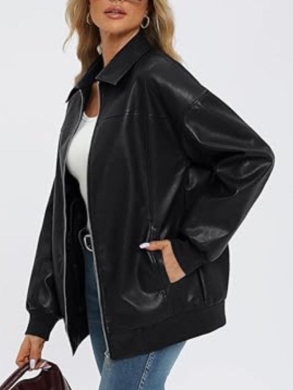 The McBee Dynasty S02 Calah Jackson Black Leather Jacket