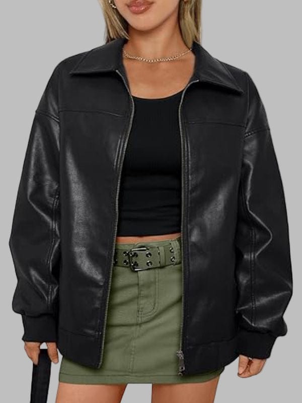 The McBee Dynasty S02 Calah Jackson Black Leather Jacket