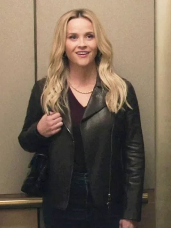 The Morning Show S04 Bradley Jackson Leather Jacket Black