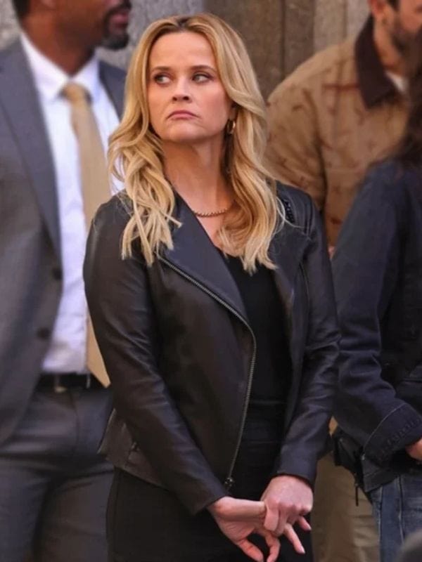 The Morning Show S04 Bradley Jackson Leather Jacket Black