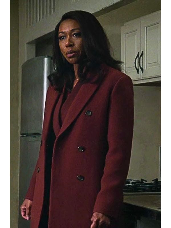 The Night Agent S02 Catherine Weaver Maroon Coat