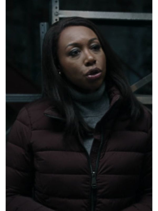 The Night Agent S02 Catherine Weaver Puffer Hooded Jacket