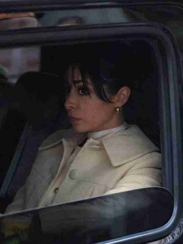 Cristin Milioti The Penguin Sofia Falcone White Coat