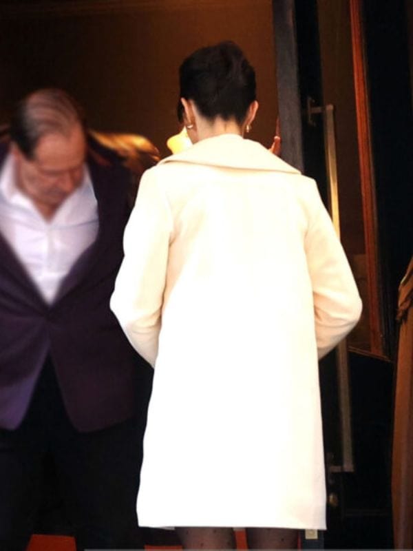 Cristin Milioti The Penguin Sofia Falcone White Coat