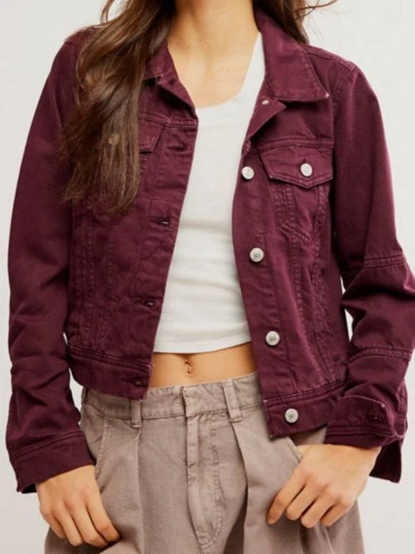 The Rookie S07 Bailey Nune Burgundy Denim Jacket
