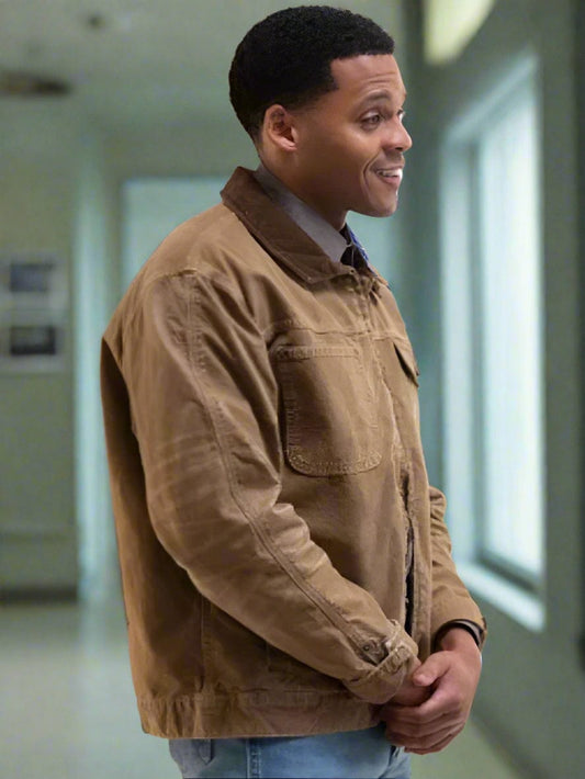 The Rookie S07 Miles Penn Brown Jacket