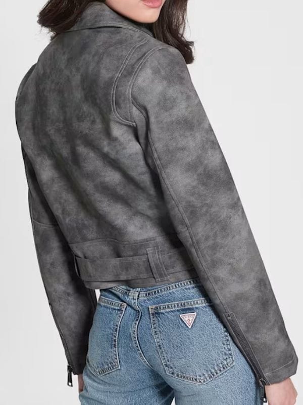 The Rookie S07 Nyla Harper Grey Suede Jacket