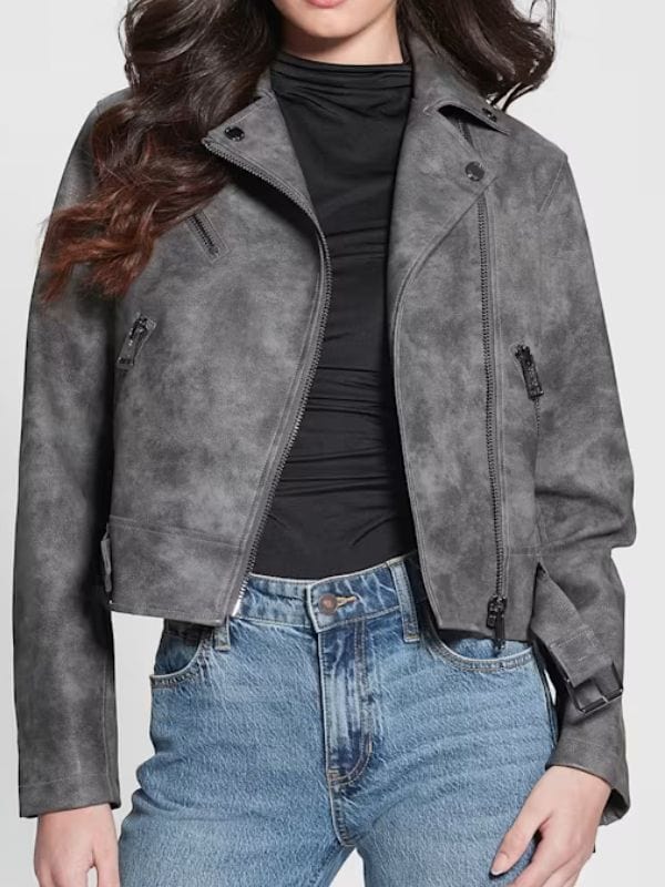 The Rookie S07 Nyla Harper Grey Suede Jacket