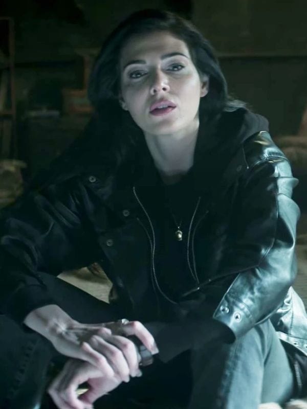 The Sandman S02 Razane Jammal Black Leather Jacket