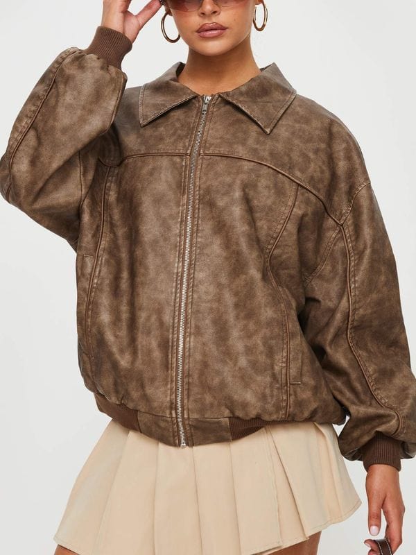 The Secret Lives of Mormon Wives S02 Miranda Hope Leather Jacket