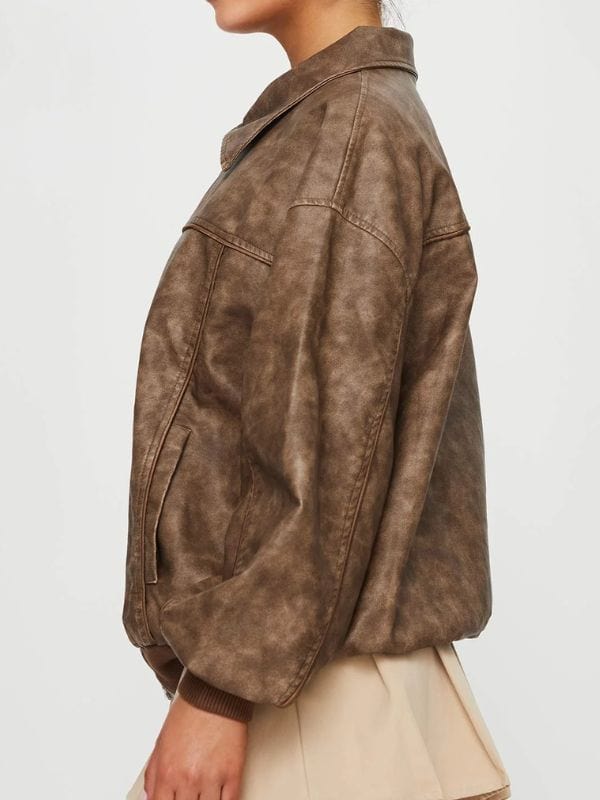 The Secret Lives of Mormon Wives S02 Miranda Hope Leather Jacket