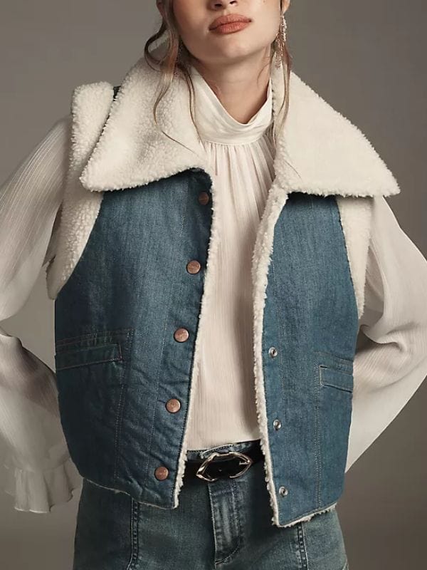 The Secret Lives of Mormon Wives S02 Whitney Leavitt Denim Vest