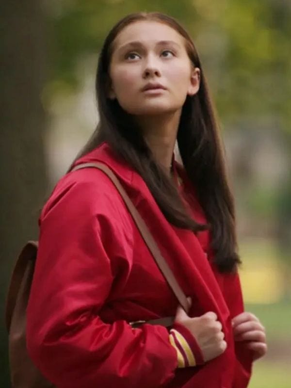 The Summer I Turned Pretty S03 Lola Tung Bomber Jacket Red