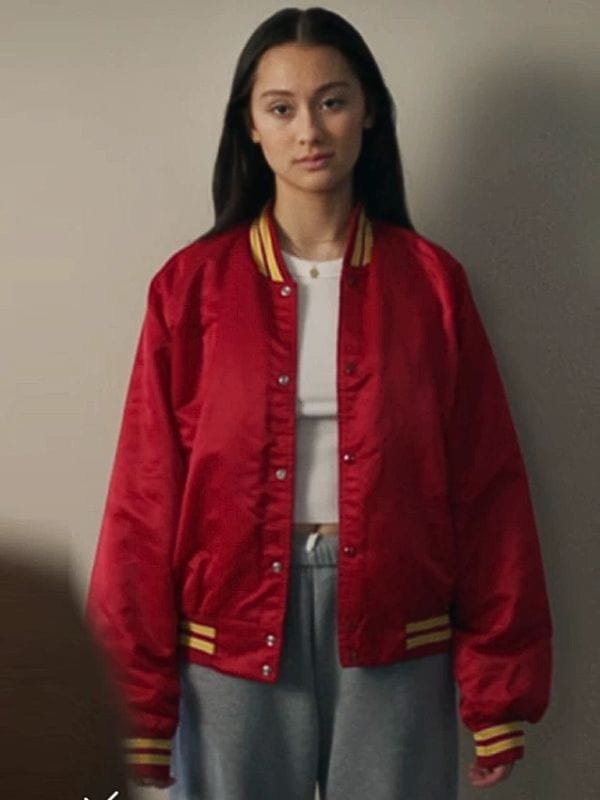 The Summer I Turned Pretty S03 Lola Tung Bomber Jacket Red