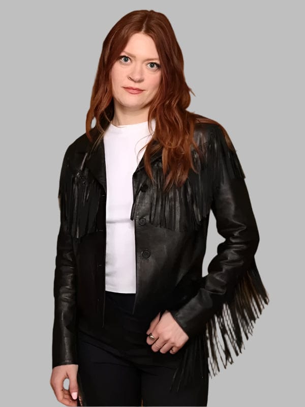 The Surrender 2025 Colby Minifie Leather Fringe Jacket